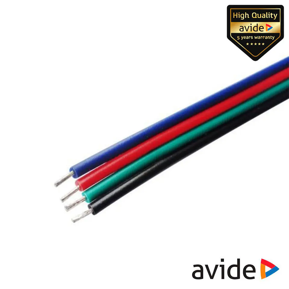 Cabo P/ Fita de LEDS RGB 50m AVIDE 1