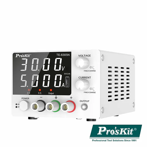 Fonte de Alimentação Digital 0-30V / 0-5A PROSKIT