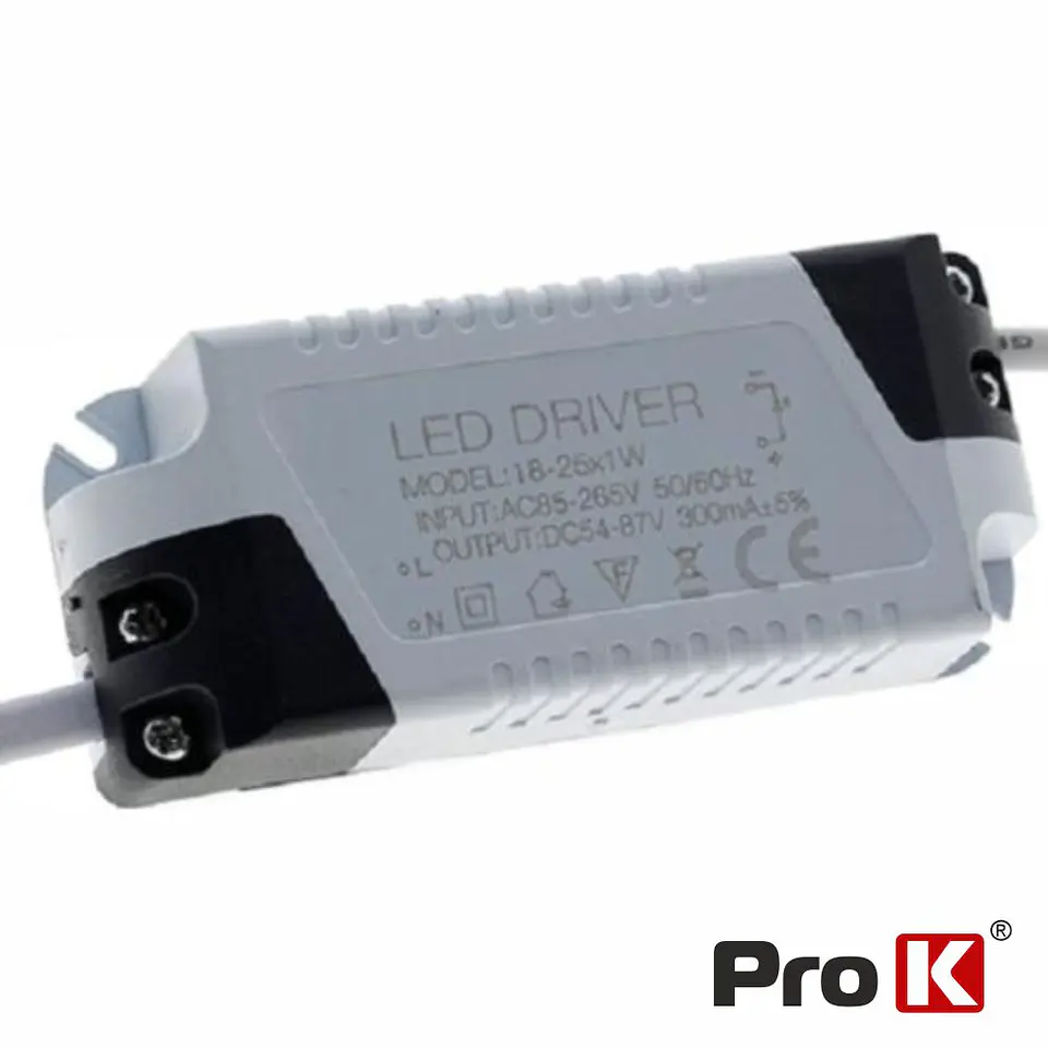 Fonte De Alimentação P/ LED 18-24W 60-90V PROK 1