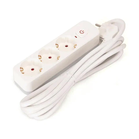 Extensão Elétrica 3x Schuko COM Interruptor 5m 3G1.5