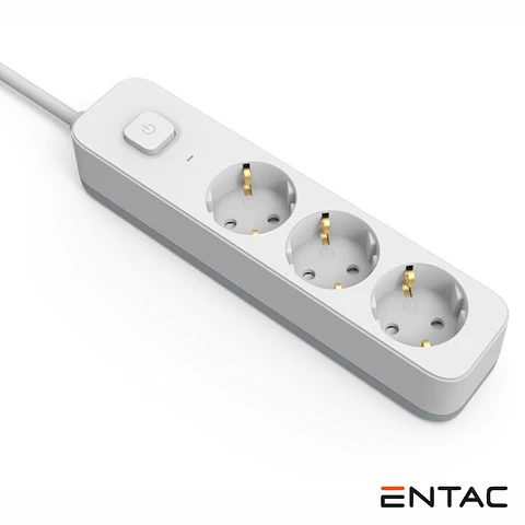 Extensão Elétrica 3x Schuko COM Interruptor 1.5m ENTAC