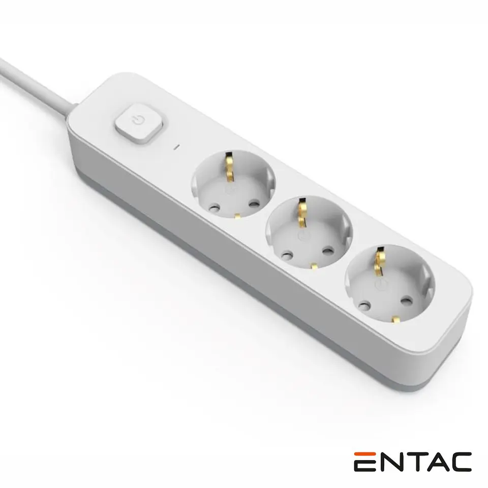 Extensão Elétrica 3x Schuko COM Interruptor 1.5m ENTAC 1