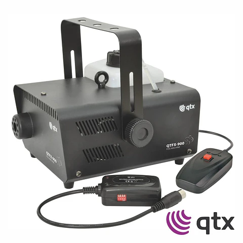 Máquina De Fumos 900W DMX E Comando QTX