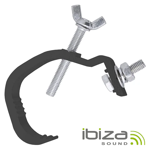 GANCHOS P/ PROJETORES FORMA G PRETO 20KG IBIZA