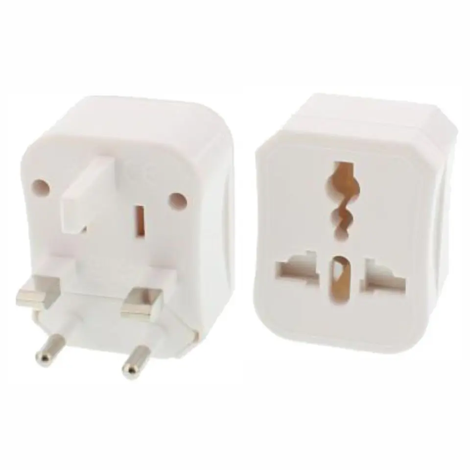 FICHA ADAPTADORA VIAGEM UNIVERSAL BRANCO 1