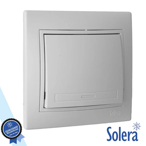 Interruptor Parede Encastrar Bipolar 10A 250V SOLERA