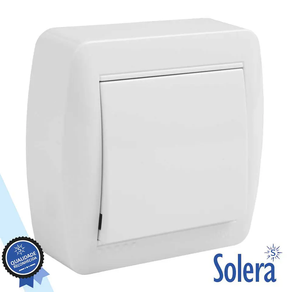 INTERRUPTOR PAREDE 10A 250V SOLERA 1