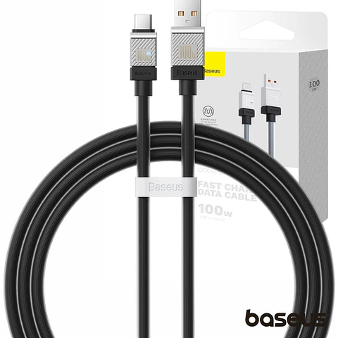 Cabo USB-A Macho / USB-C Macho 100W Coolplay 1m BASEUS