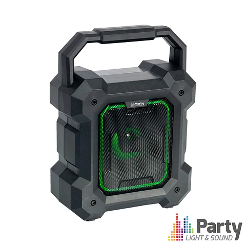 COLUNA AMPLIFICADA PORTÁTIL 3" COM EFEITOS LED PARTY