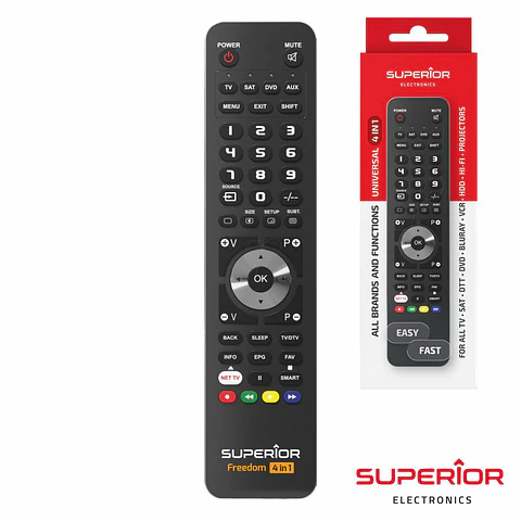 Comando TV Programável FREEDOM COM USB