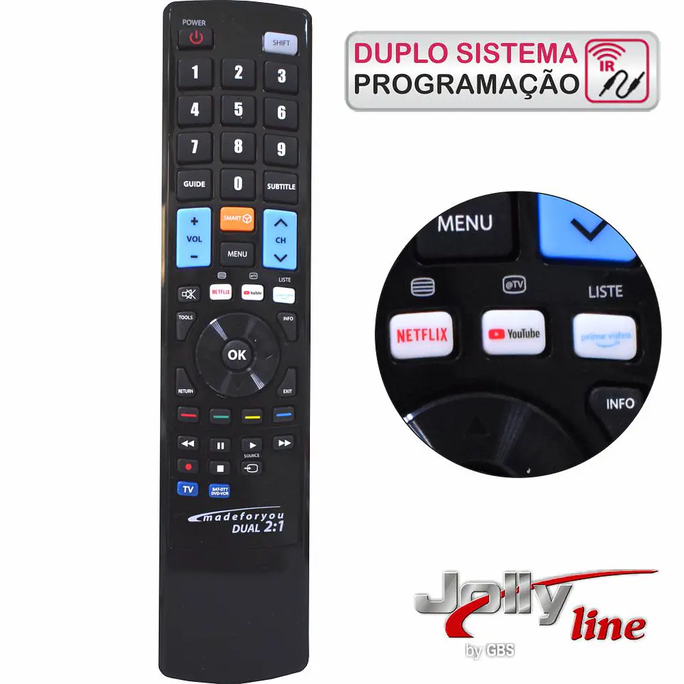 TELECOMANDO PROGRAMÁVEL 2:1 JOLLY 1