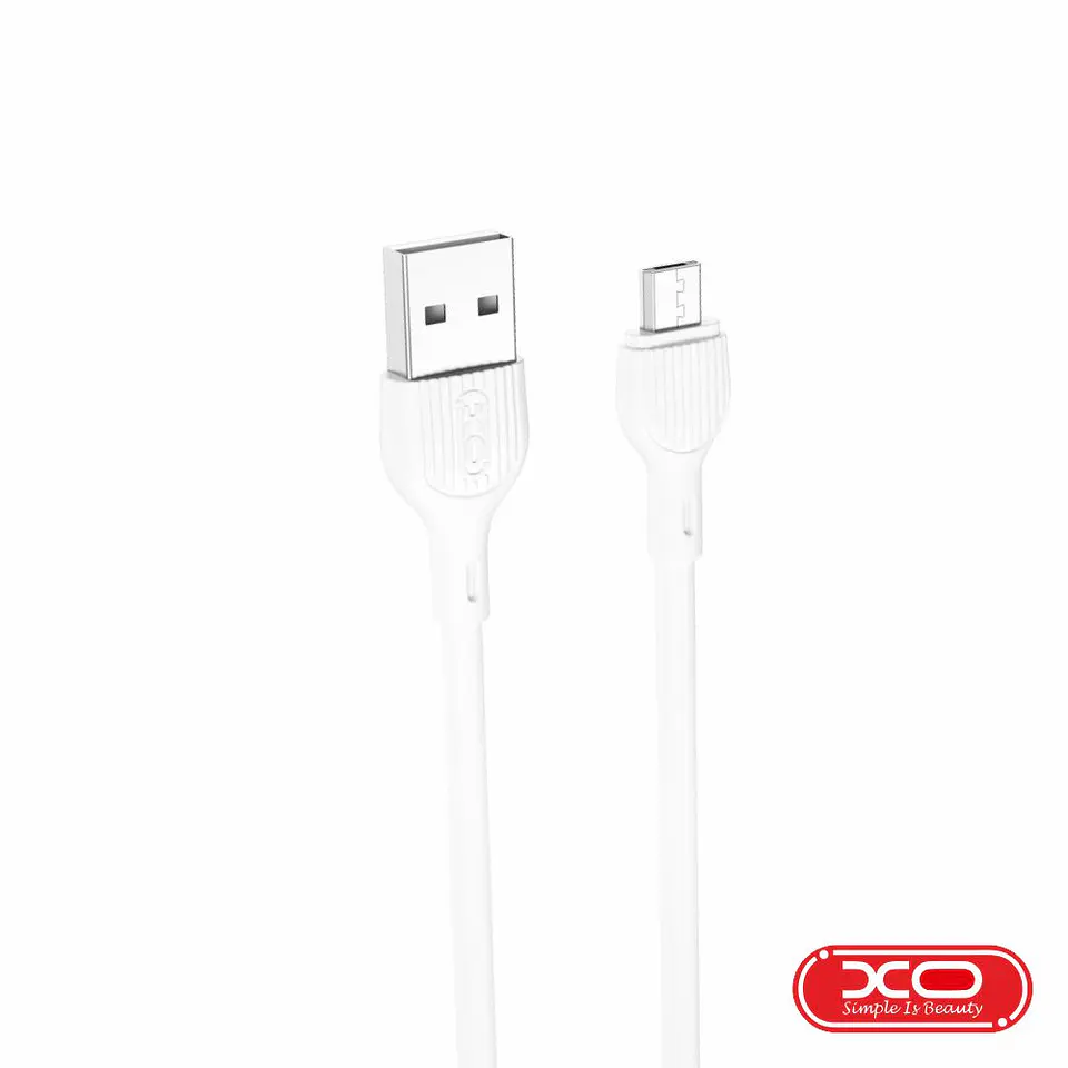 Cabo USB-A Macho P/ Micro USB Macho 1m Branco XO 1