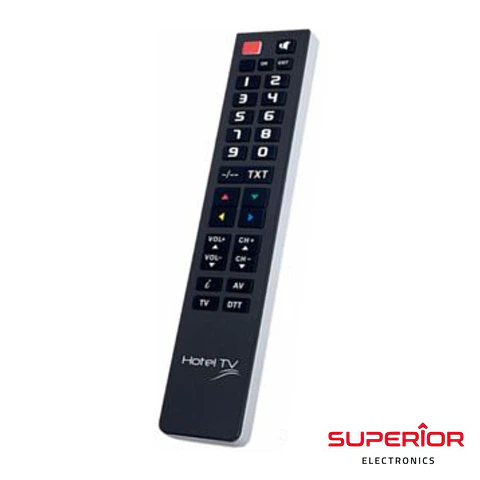 TELECOMANDO PROGRAMÁVEL HOTEL TV PRETO BULK