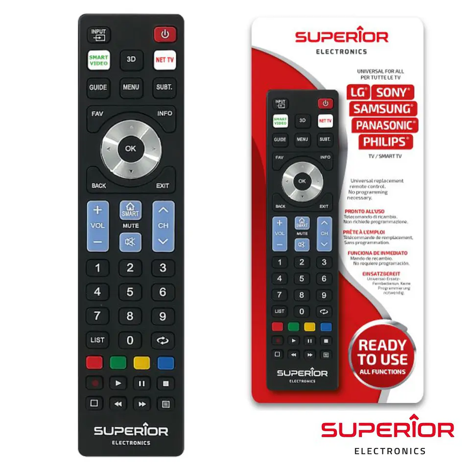 TELECOMANDO UNIVERSAL P/ SAMSUNG LG SONY PHILIPS PANASONIC 1