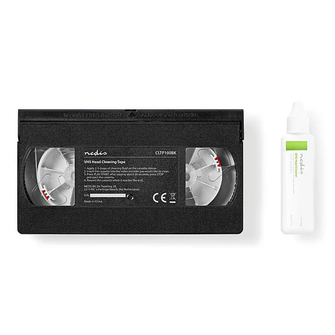 Cassete VHS COM Líquido de Limpeza 20ml