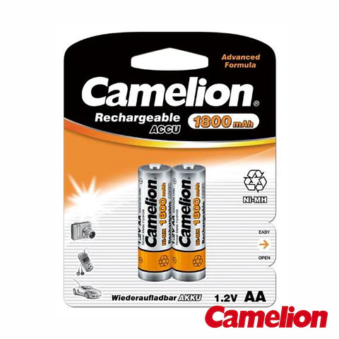 Bateria Ni-Mh AA 1.2V 1800mAh 2x Blister CAMELION