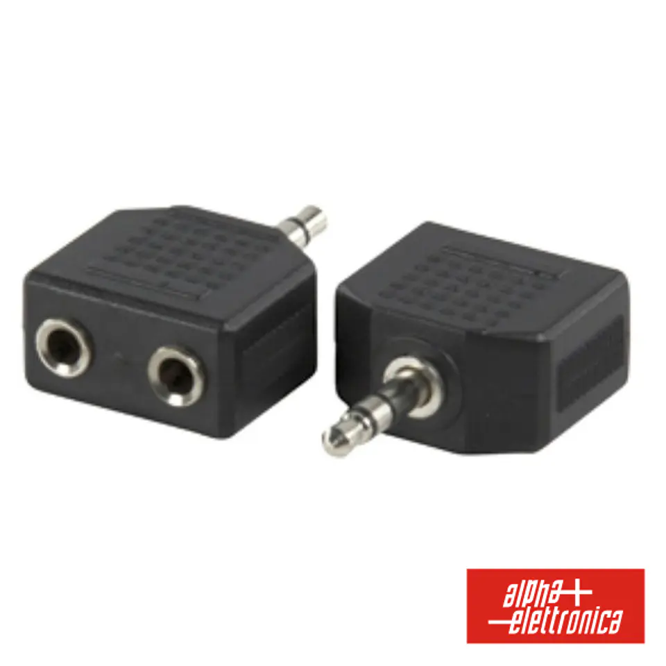 FICHA ADAPTADORA JACK 3.5MM MACHO ST / 2 JACK 3.5MM FÊMEA ST 1