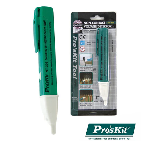 DETETOR TENSÃO SEM CONTATO COM LANTERNA LED PROSKIT