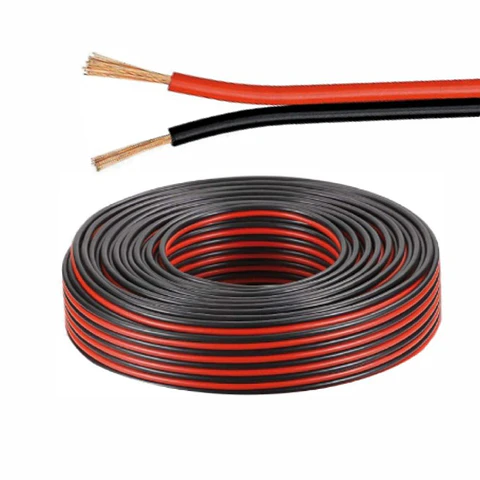 Cabo Coluna 2x0.75mm Preto/Vermelho