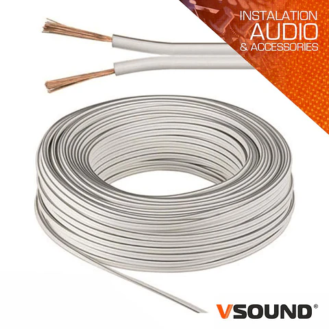 CABO COLUNA 2X0.50MM BRANCO PARALELO VSOUND