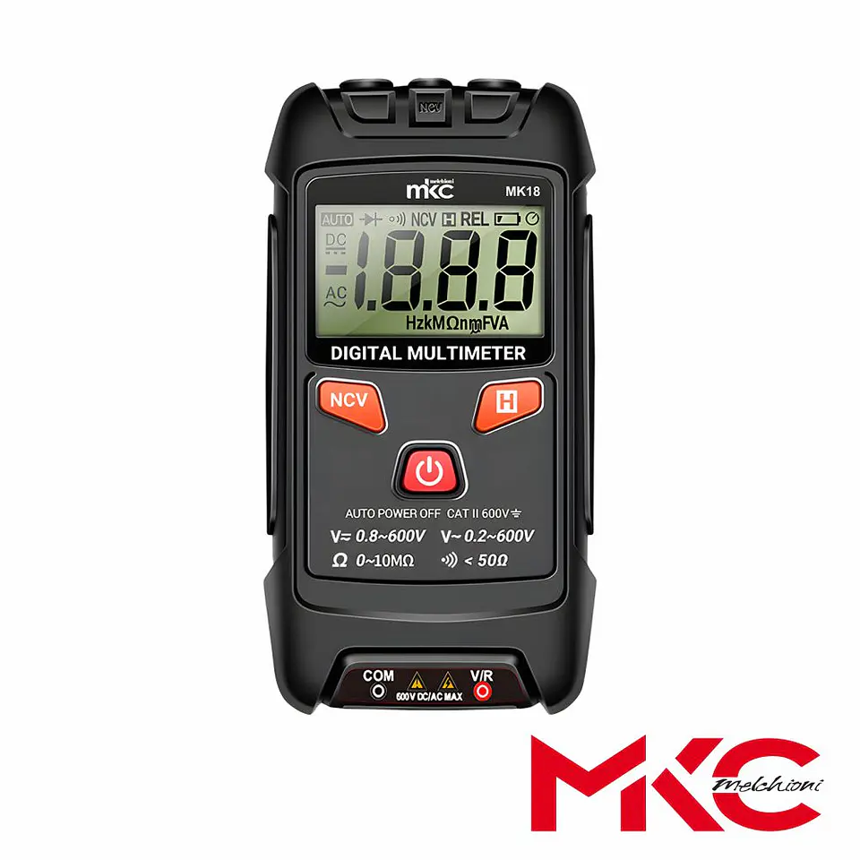 Multímetro Digital de Bolso LCD 600V MKC 1