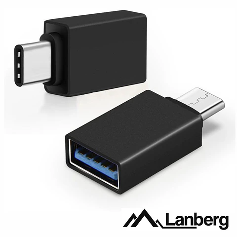 Adaptador Type-C Macho / USB-A Fêmea LANBERG
