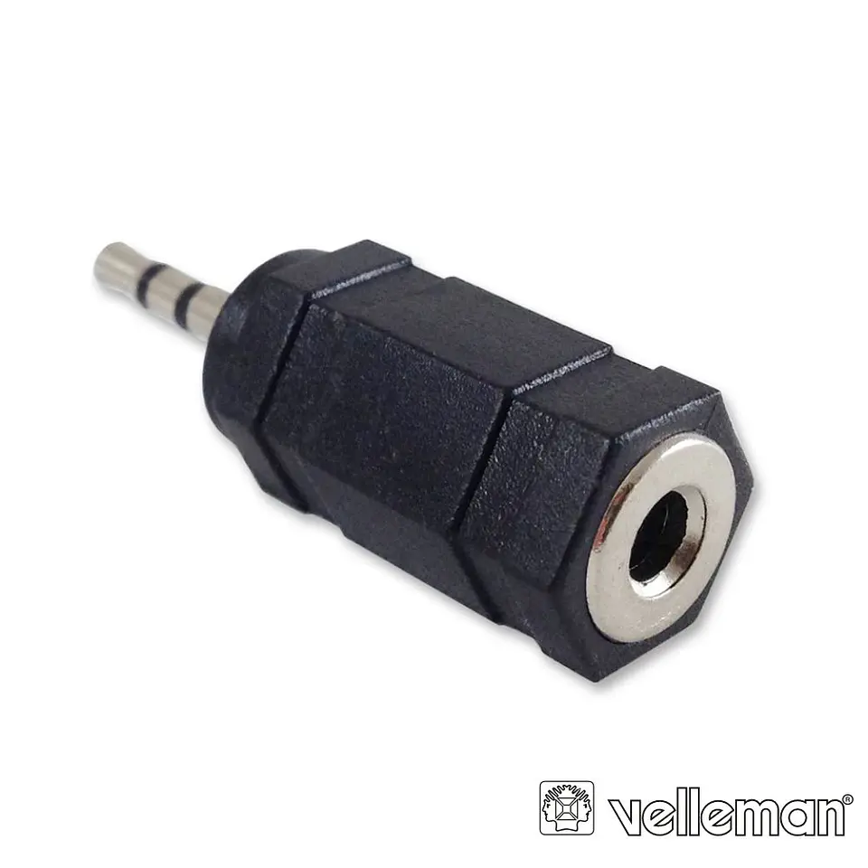 FICHA ADAPTADORA JACK 3.5MM FÊMEA ST / JACK 2.5MM MACHO ST 1