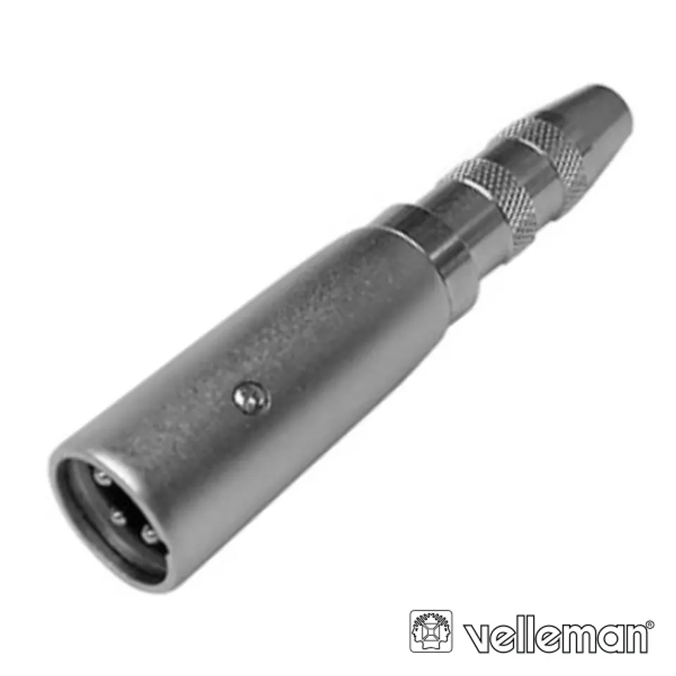 FICHA ADAPTADORA XLR 3P MACHO / JACK 6.35MM FÊMEA MN 1