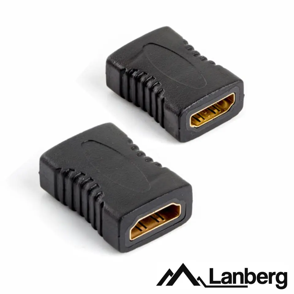 Ficha Adaptadora HDMI Fêmea / HDMI Fêmea LANBERG 1