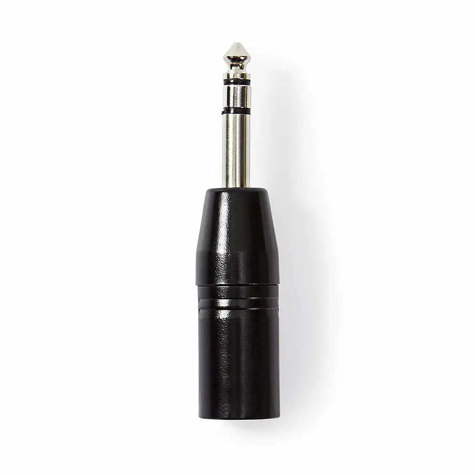 Ficha Adaptadora XLR 3p Macho / Jack 6.35mm Macho St 1