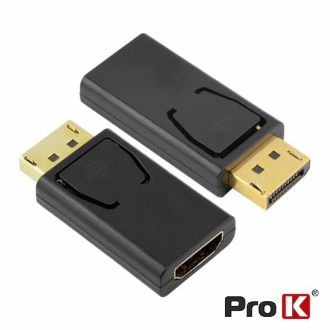 Adaptador Displayport Macho / HDMI Fêmea PROK