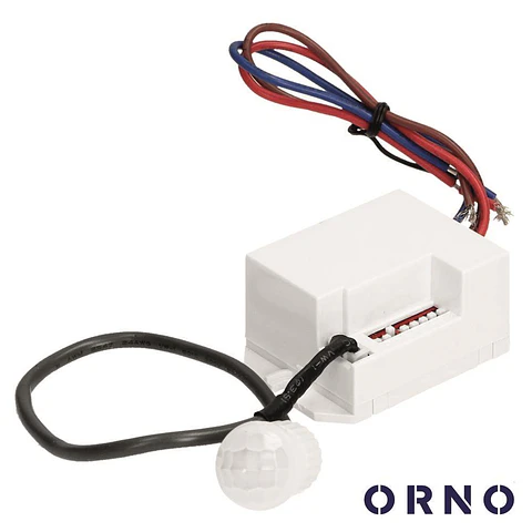 Detector De Movimentos Pir P/ Encastrar Branco ORNO