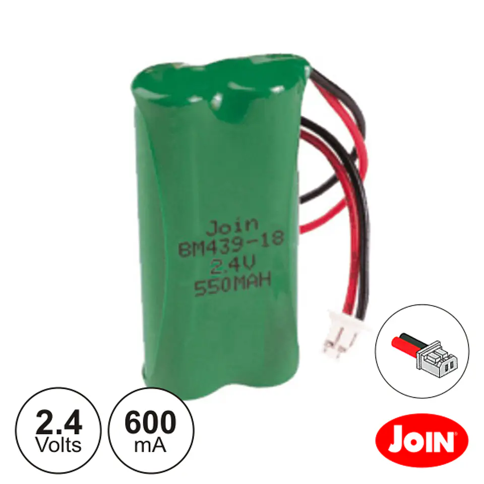 BATERIA NI-MH 2.4V 600MA FICHA PHILIPS JOIN 1