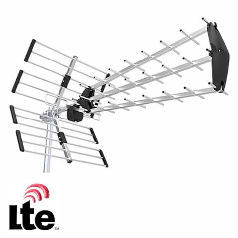 Antena Tdt Exterior UHF 27 Elementos 12.5db Filtro Lte 5G
