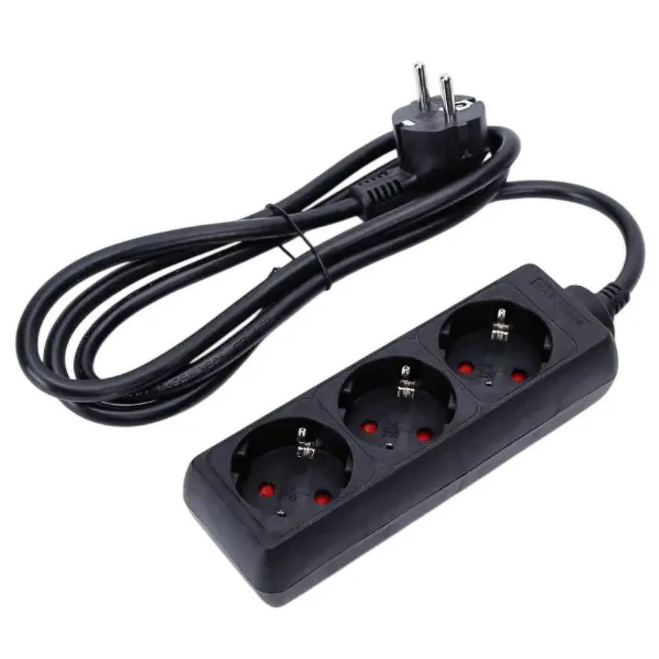 Extensão Elétrica 3x Schuko 3G1,5mm² 1.5m 1