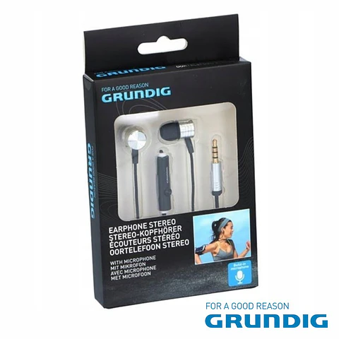 Auscultadores Stereo COM Fios GRUNDIG