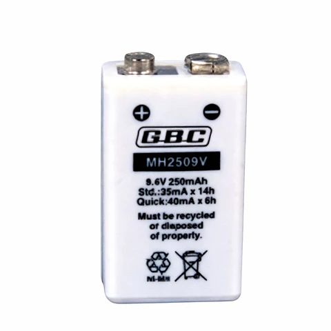 Pilha Recarregável NI-MH 6HR61 9V 250mAh