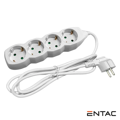 Tomada Elétrica COM 4 Saídas 1.5m Entac