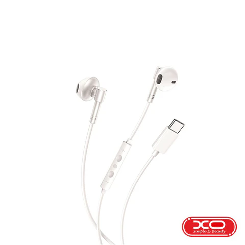 Auscultadores Stereo COM Fios E Microfone IPX5 Branco XO