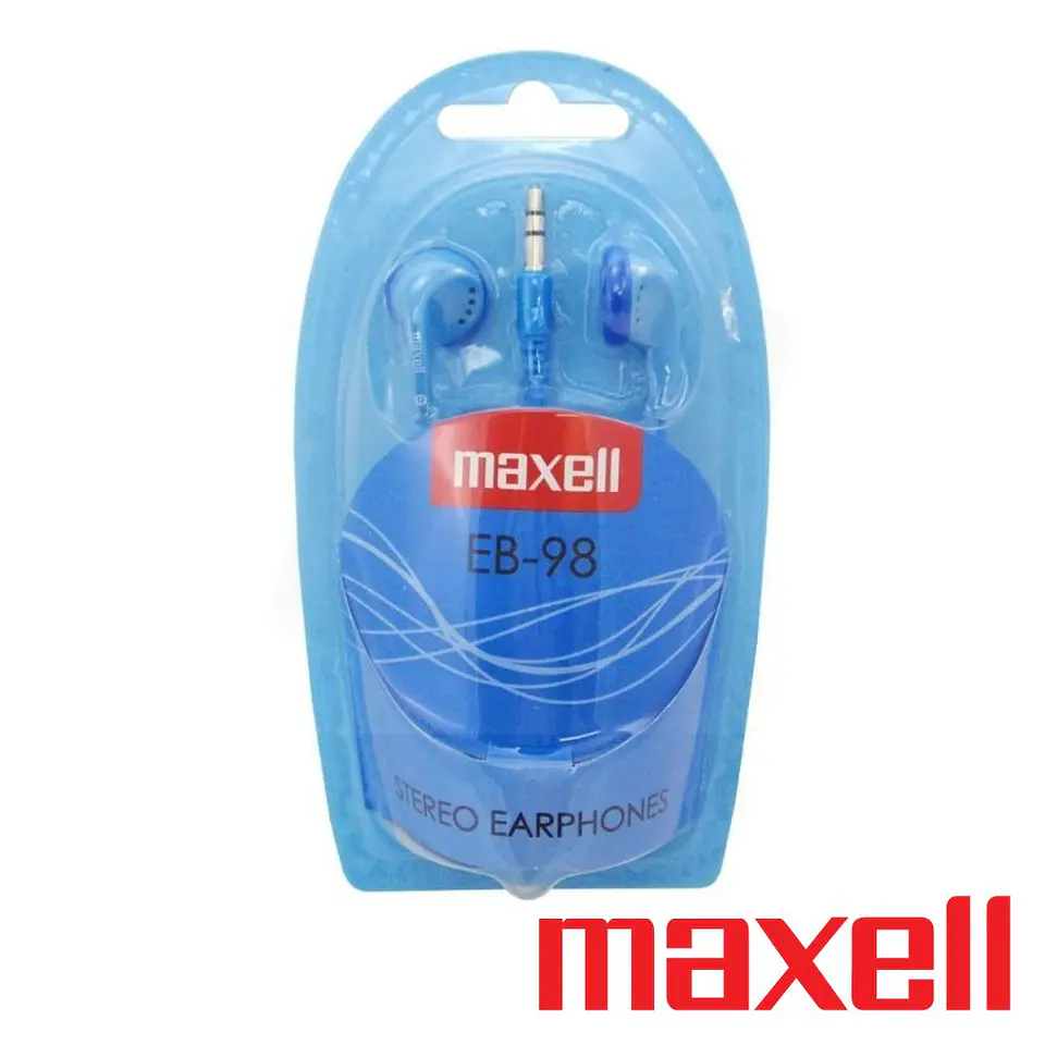 Auscultadores COM Fios Stereo Azul MAXELL 1