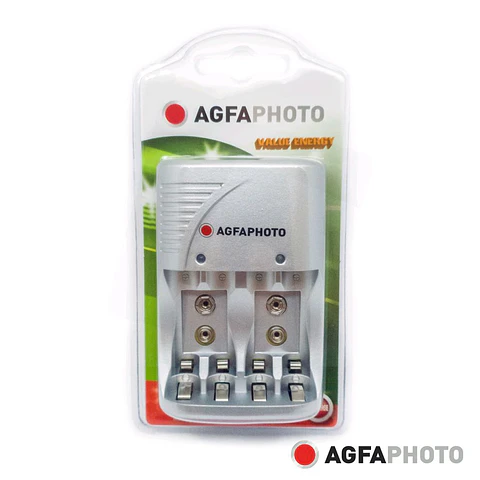 Carregador De Baterias AA/AAA/9V AGFAPHOTO