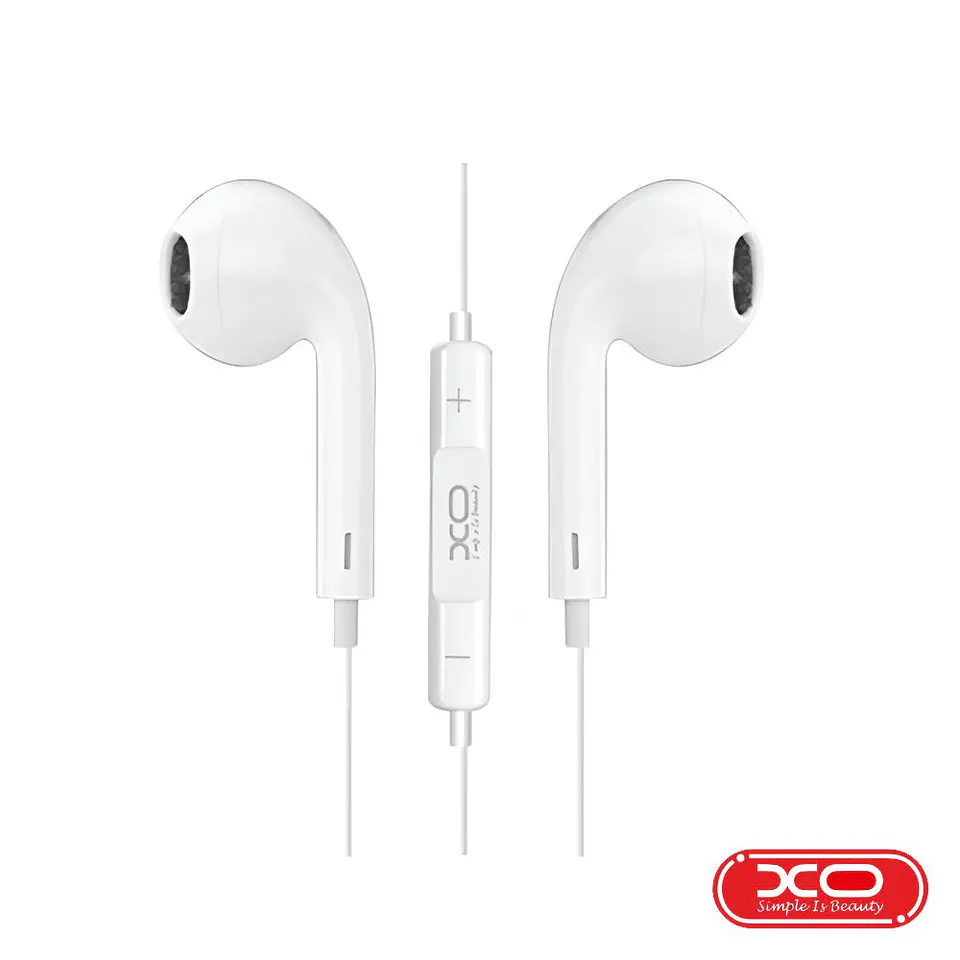 Auscultadores Stereo Jack 3.5mm Branco XO 1