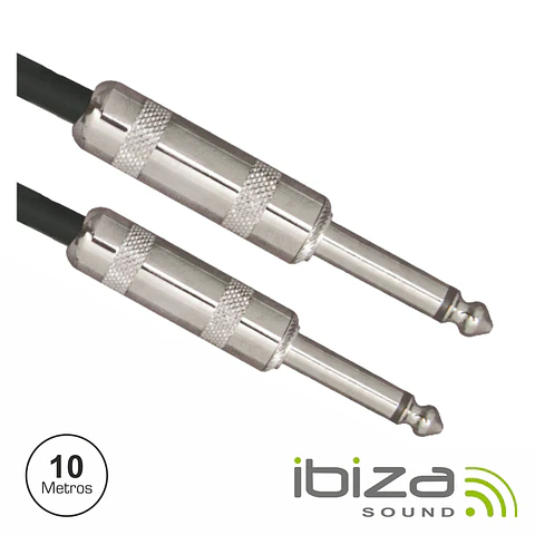 CABO JACK 6.35MM MACHO / MACHO 10M MN IBIZA