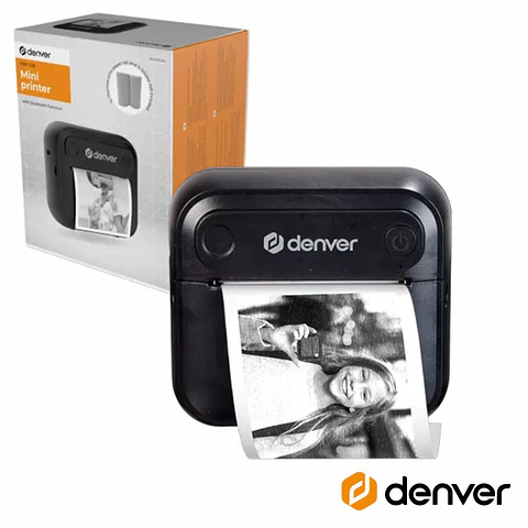 Impressora Térmica Portátil USB-COMBluetooth DENVER