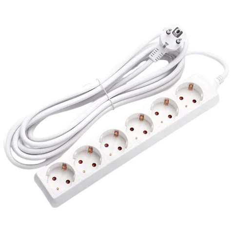 Extensão Elétrica 6x Schuko 3G1,5mm² 5m