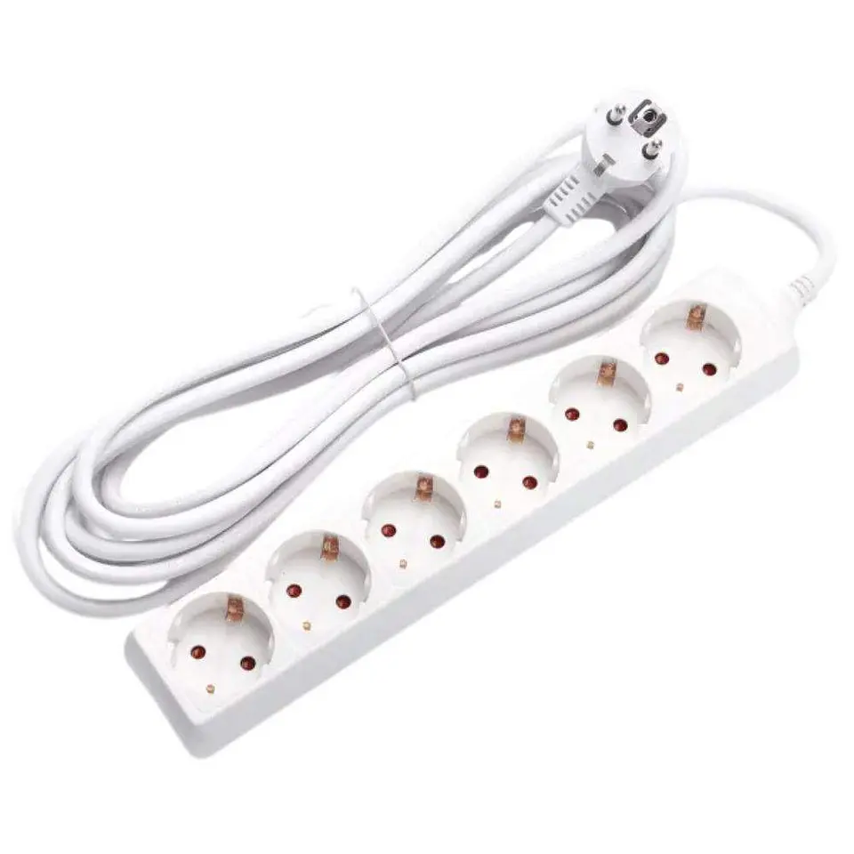 Extensão Elétrica 6x Schuko 3G1,5mm² 5m 1