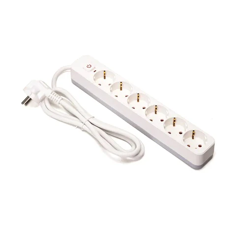 Tomada Elétrica COM 6 Saídas COM Interruptor 1.5m 3G1.5