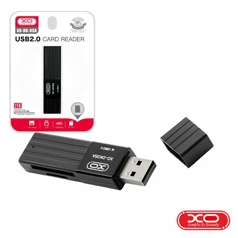 Leitor Cartões De Memória USB 2.0 SD/MicroSD XO