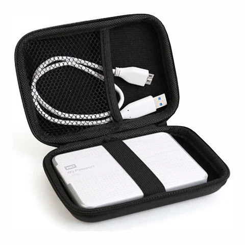 Bolsa P/ Discos Rígidos HDD 2.5" Preta