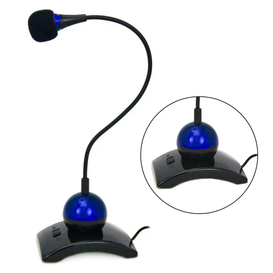 Microfone Mesa por Jack 3.5mm Azul 1